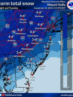 Six Inches Of Snow Could Slam Parts Of NJ, PA: Latest Forecast, Timing Updates