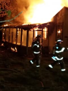 Firefighters Battle Two-Alarm Town Of Poughkeepsie Blaze