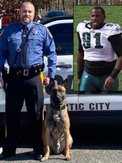 Eagles Defensive Star Donates K9 To Atlantic City Police Department
