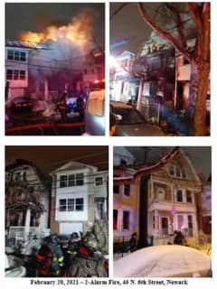 4 Families Displaced, Firefighter Injured In Newark Blaze