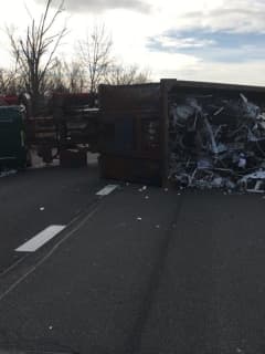 Route 304 Closed Due To Overturned Truck