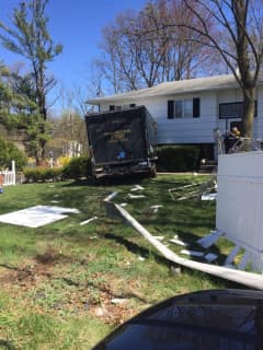 Truck Crashes Into Home In New City