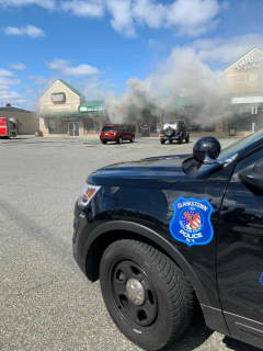 Shopping Plaza Fire Closes Section Of Route 59 In Nanuet