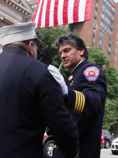Hundreds Honor Memory Of Deputy Fire Chief In Westchester Who Died Of COVID-19