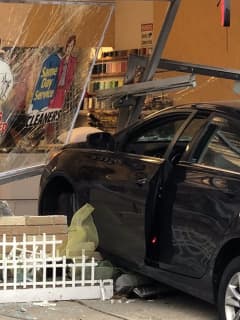 Car Crashes Into Dry Cleaners In Westchester