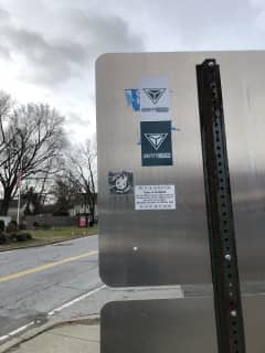 White Supremacist Stickers Spotted Near Post Office In Westchester