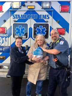 Stamford EMS, Paramedic Association Donate 50 Turkeys To Food Bank