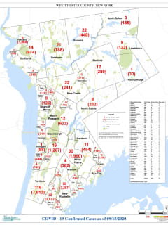 COVID-19: Here's New Rundown Of Westchester Cases By Municipality