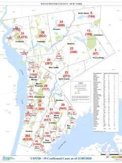 COVID-19: Here's Brand-New Breakdown Of Westchester Cases By Municipality