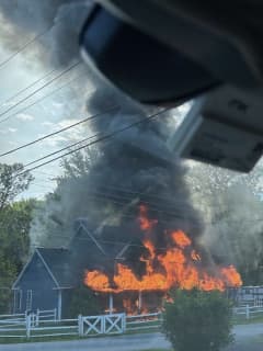 Fast-Moving Fire Tears Through Maryland Home (PHOTOS)
