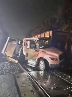 Freight Train Crashes Into Stalled Tow Truck In Maryland; No Injuries Reported