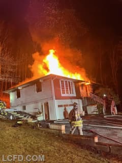 Man Dives After House Fire Breaks Out In Hudson Valley