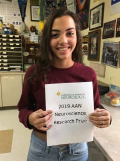 Ossining HS Student Finalist For National Neuroscience Research Award