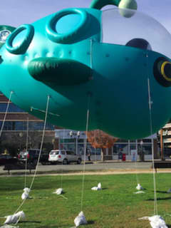 Inflation Party Kicks Off Balloon Fun In Stamford As Winds Threaten Parade