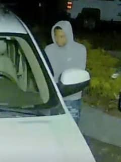 Caught On Camera: Suspect Burglarizing Vehicles In Norwalk