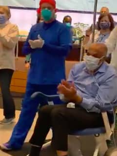 VIDEO: St. Joe's Workers Celebrate Dr. James Pruden's Emotional Hospital Discharge