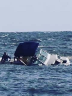 Six Rescued After Boat Completely Capsizes Off Lido Beach