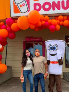 'RHONJ' Couple Welcomes Guests At Jersey Shore Dunkin' Donuts