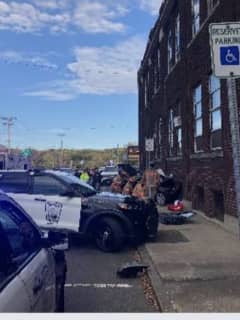 Three Hospitalized After Car Crashes Into DPW Building In Western Mass