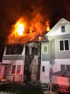 Plainfield Street Fire Injures Two Firefighters; Arson and Bomb Squad Investigating Cause