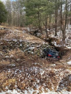 Vehicle Reported Stolen Located Off Roadway In Seymour