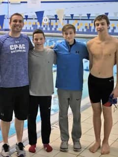Stamford Team Sets State Record In Swimming Relay