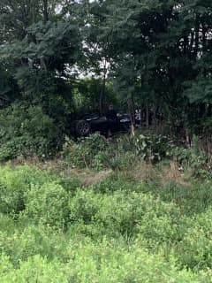 Car Leaves Rt. 222, Drives Into Woods In Lancaster, Slowing Traffic For Hours