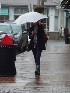Flood Watch Issued As Heavy Rain Hits New Canaan