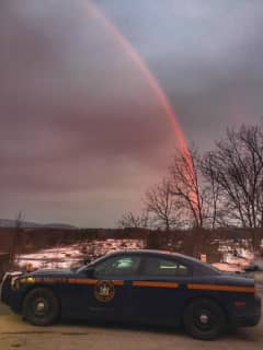 Majestic Rainbow Shines Bright To Start Week In Area