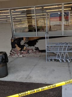 Car Slams Into Storefront Of Area Pharmacy