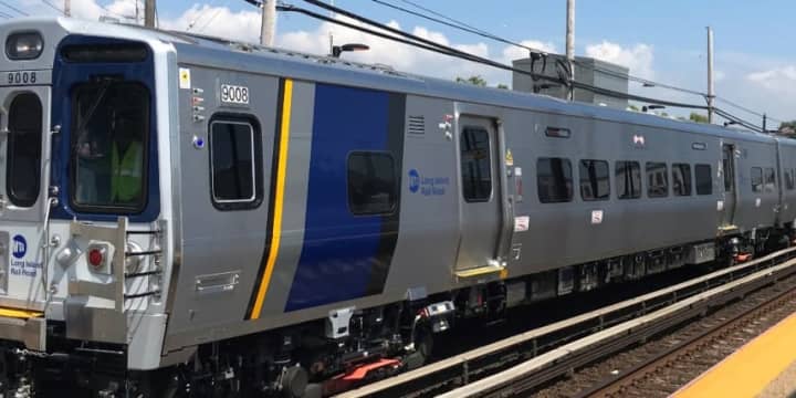 A person was struck by an LIRR train in Holtsville