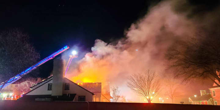 A heavy fire broke out at a popular hotel and wedding venue in Montgomery County Thursday night, authorities said.