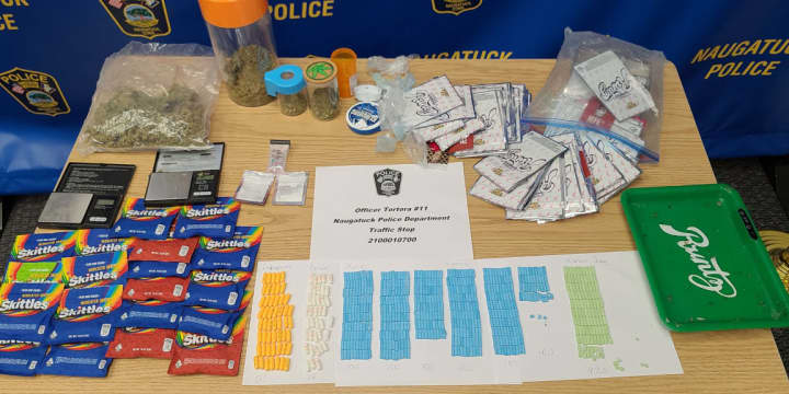 The drugs seized during the stop.
