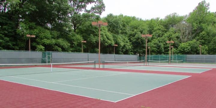 Franklin Lakes&#x27; newly-refurbished courts.
