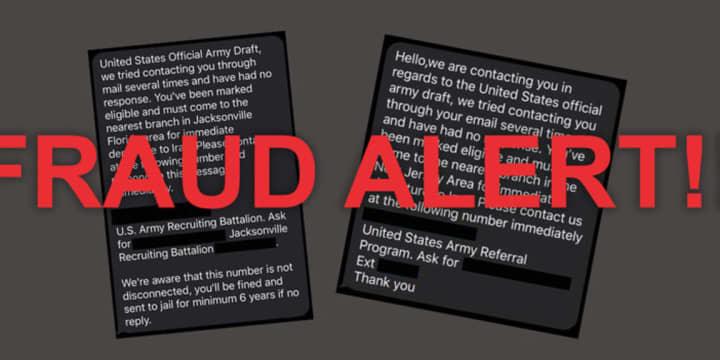 U.S. Army recruiters have issued an alert for fraudsters using the military&#x27;s name.