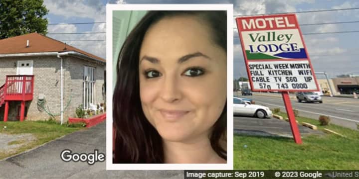 <p>Tiffany Kay Judge and the Valley Lodge Motel where she was found dead, according to the Pennsylvania State Police.&nbsp;</p>