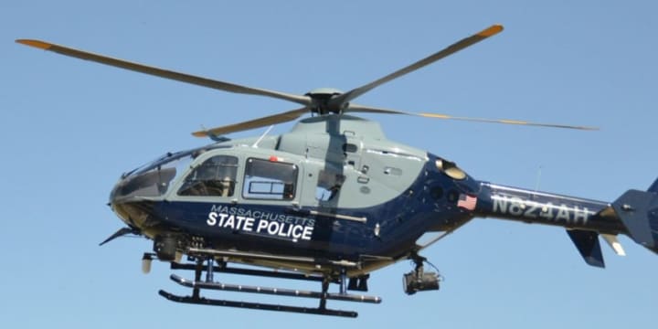 A helicopter crew helped capture a man hiding in the woods following a crash.