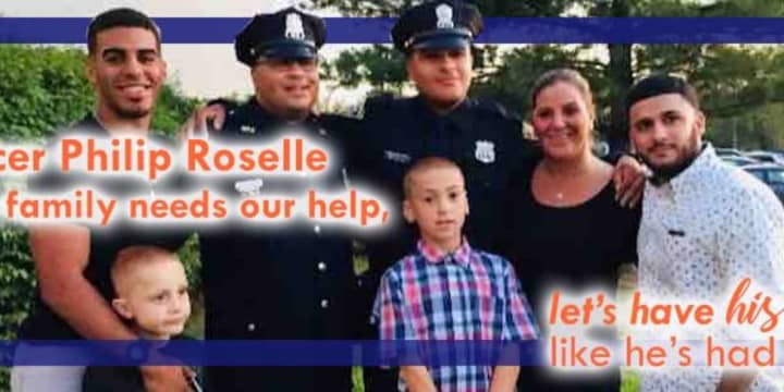 Police officer Phil Roselle of the Norwalk Police Department forced to retire after being injured in training will get his full pension.