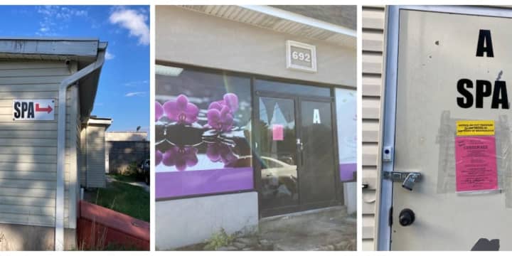 A Long Island spa was shutdown for violations and an employee was arrested for allegedly performing massages without a license.
