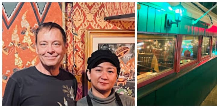 Owners Mike Metzger and Chef Nida Sarawong and the new Bangkok Station.
