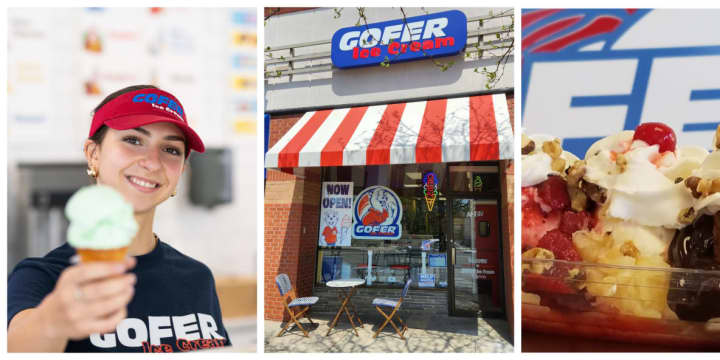 The new Stamford Gofer Ice Cream Shop is open and ready to serve you.