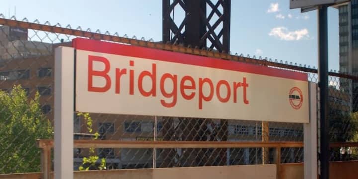 A person who fell on the tracks at the Bridgeport Train Station was hit.