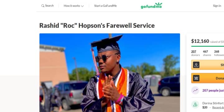 A GoFundMe set up to support Hopson&#x27;s family has received more than $12,100 in donations as of Tuesday, Aug. 17, surpassing its $10,000 goal.
