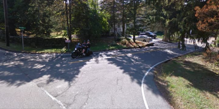 The corner of Hillside Avenue and Saddle River Road in Airmont, N.Y.
