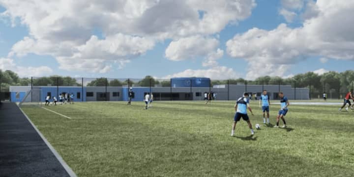 A rendering of the future New York City Football Club training facility.