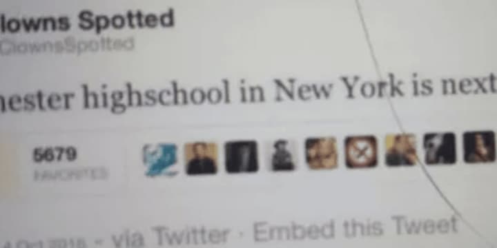 One of the Internet social media threats posted against Port Chester High School.
