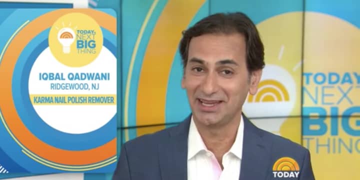 Iqbal Qadwani of Karma Organic Spa in Ridgewood presents a new nail polish remover on the TODAY Show. If he wins, he will go on to sell the product on &quot;Saturday Morning Q&quot; this weekend on QVC.
