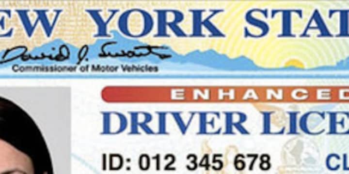 New York State driver&#x27;s license.