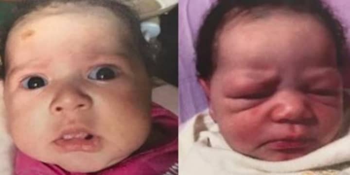 Police released photos on Saturday of two babies reported missing in an alleged family abduction: Malani Ventura, at left, and Londyn Richardson.