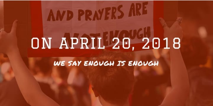 At 10 a.m. students across the country and perhaps even in your town will leave their classrooms to protest government inaction against gun violence.